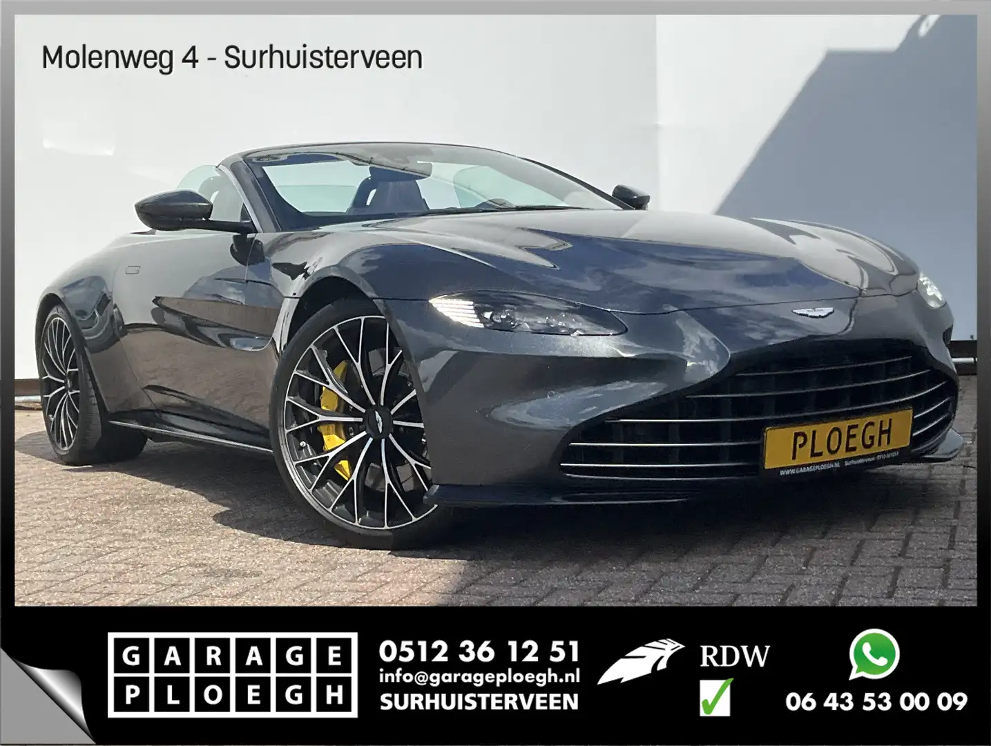 Aston Martin Vantage Roadster 4.0 V8 360° Leer Sportzetels 21 Inch Xeno Blu/Azzurro - 1