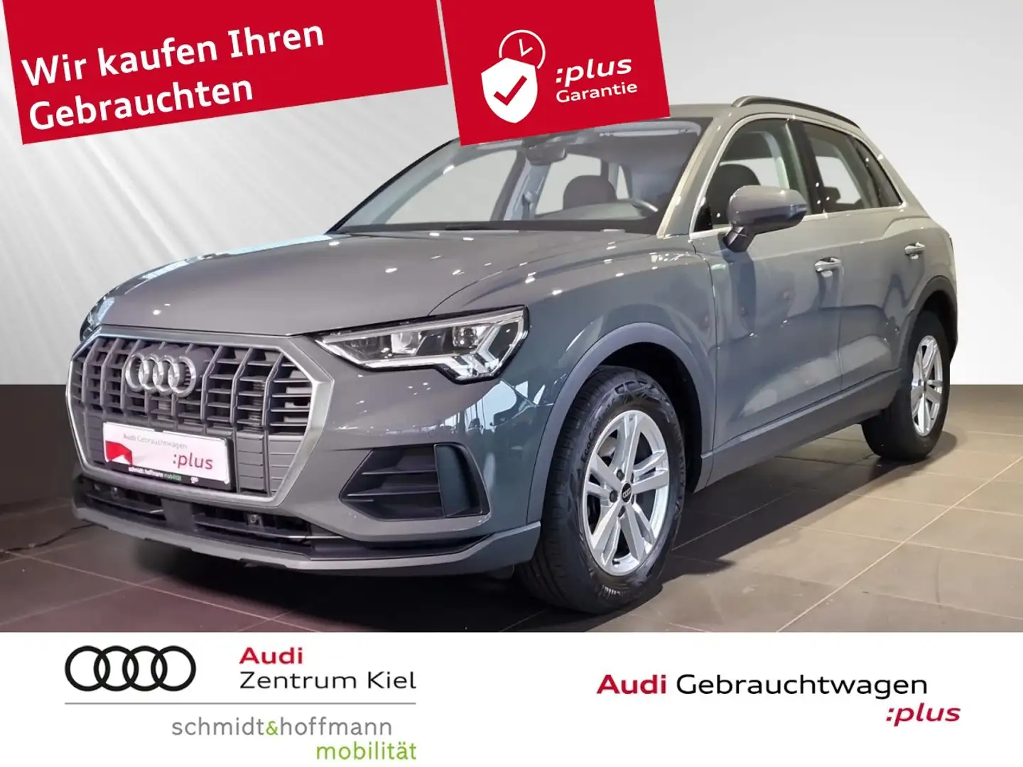 Audi Q3 35 TDI S-tronic AHK ACC Navi+ LED PDC Klima Navi Grau - 1