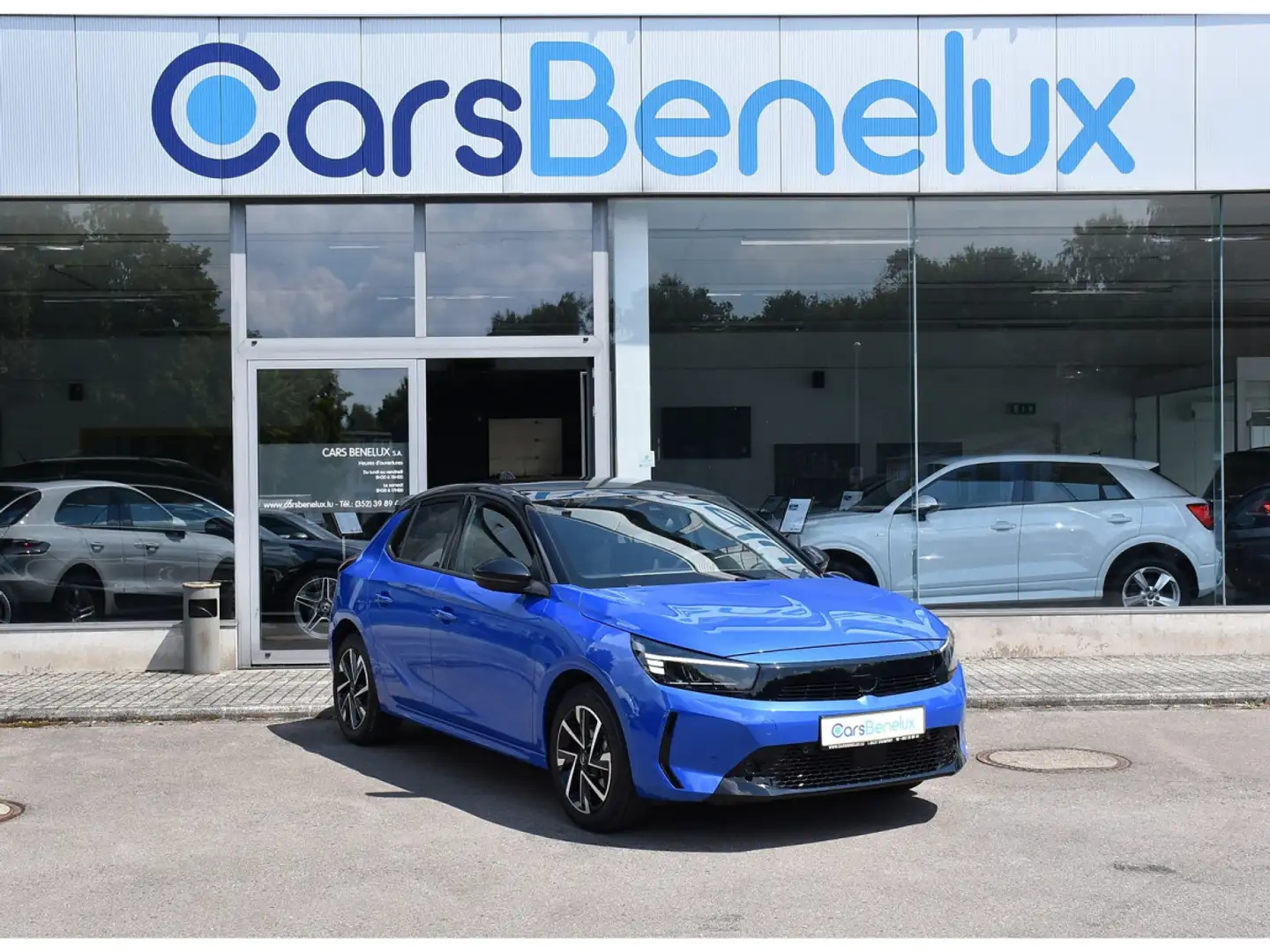 Opel Corsa 1.2 GS AT8 Facelift TOIT PANO GPS SG CHFF SIDE CAM Bleu - 1