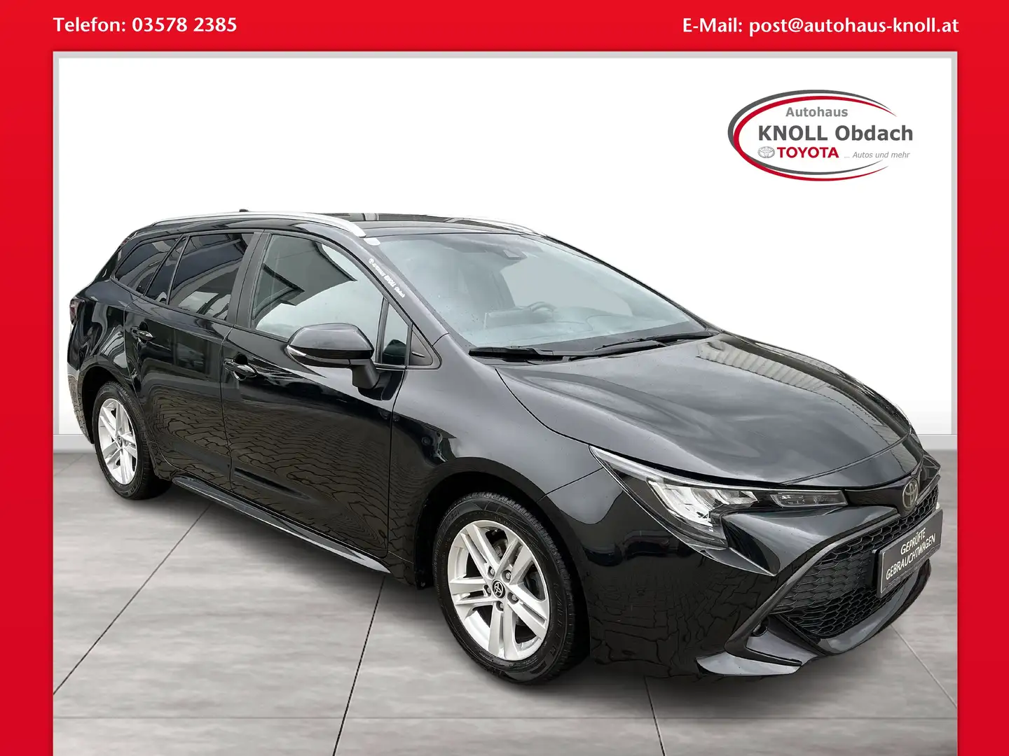 Toyota Corolla Touring Sports 1,2T Active Zwart - 1