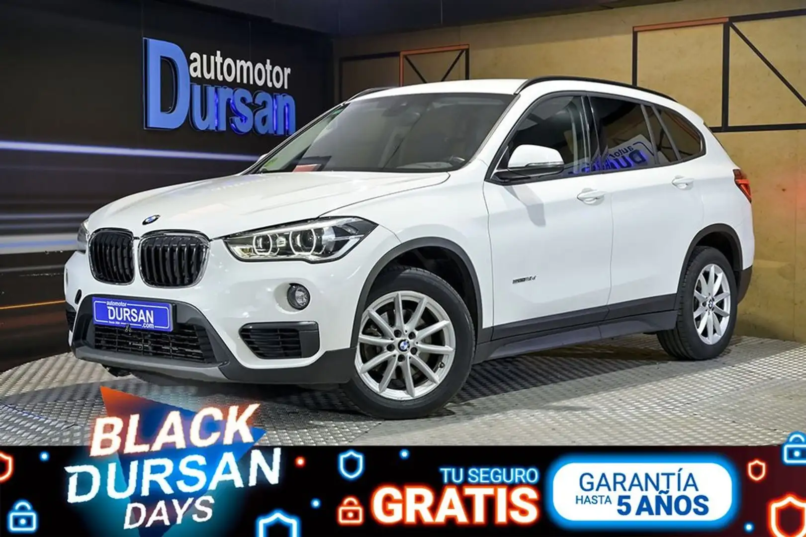 BMW X1 sDrive18d Weiß - 1