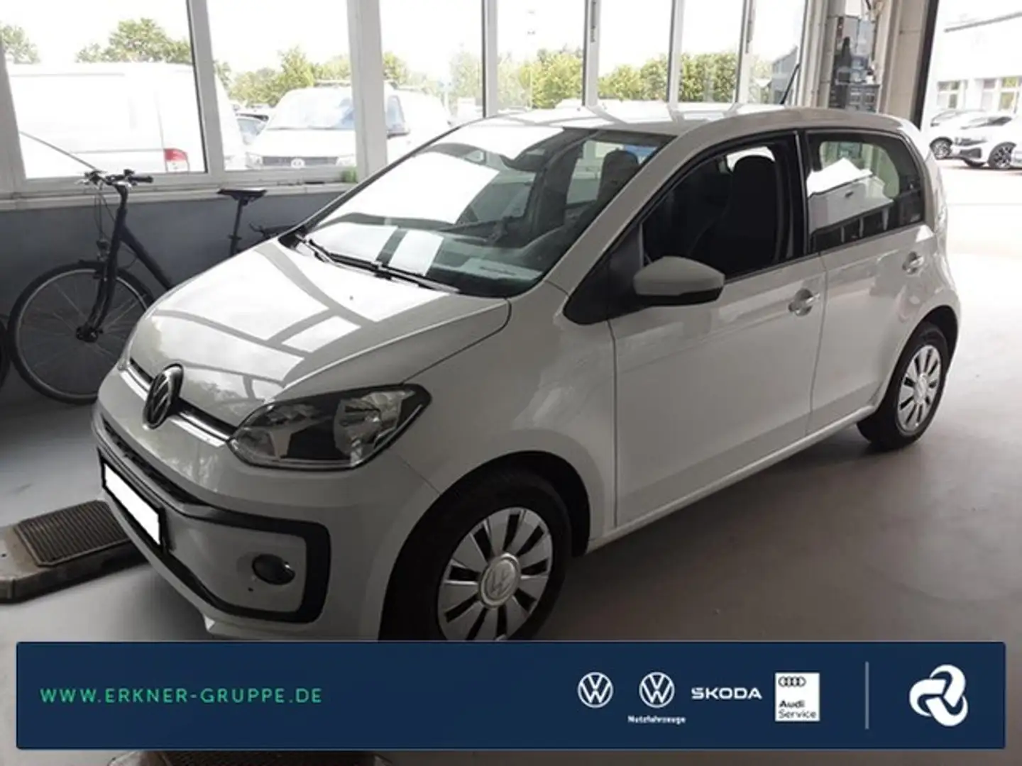 Volkswagen up! 1.0 Basis KAMERA+BLUETOOTH+EPH+KLIMA+++ Bílá - 1