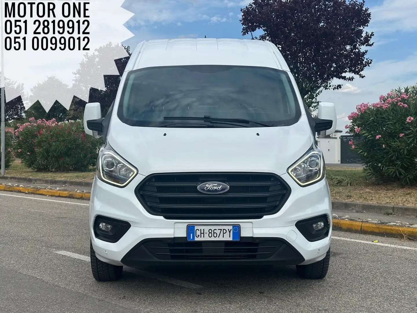 Ford Transit Custom L1H2 2.0 EcoBlue 130 Cv Auto (Euro 6.2) Bianco - 2