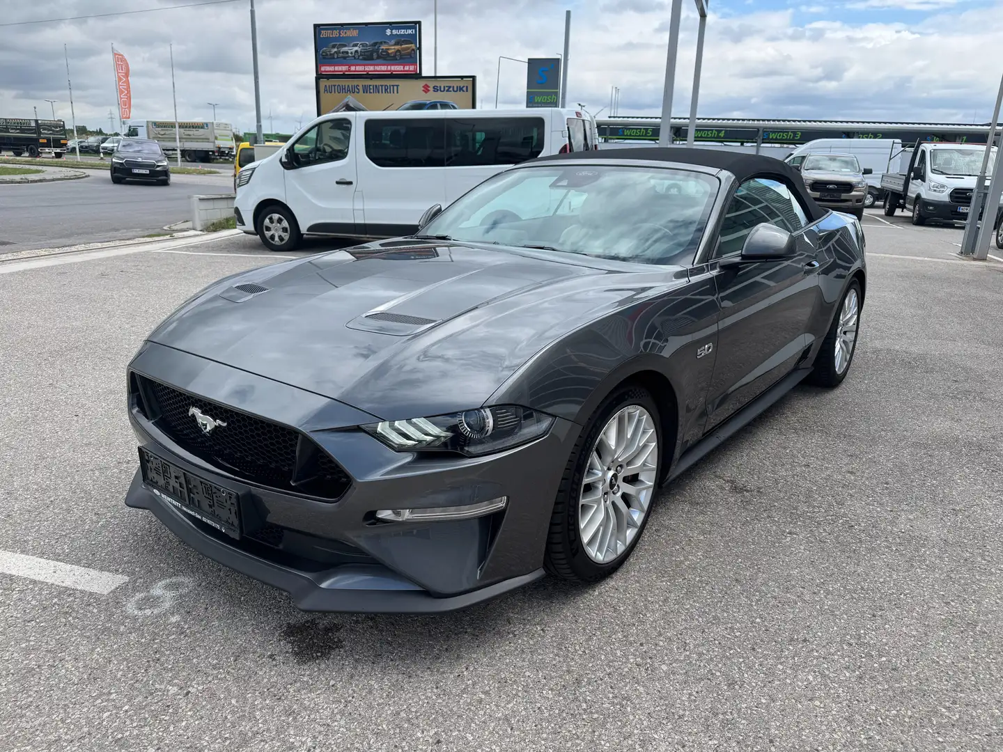 Ford Mustang Cabrio 5.0 Ti-VCT V8 GT Automatik Gris - 1