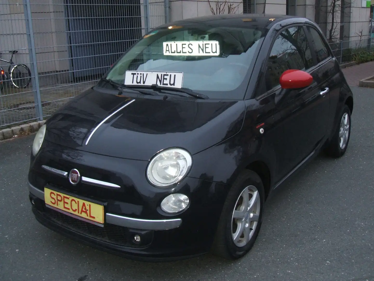 Fiat 500 -1,3*TOP Sonder-Modell*Auf Wunsch TÜV-ALLES-NEU Negro - 2