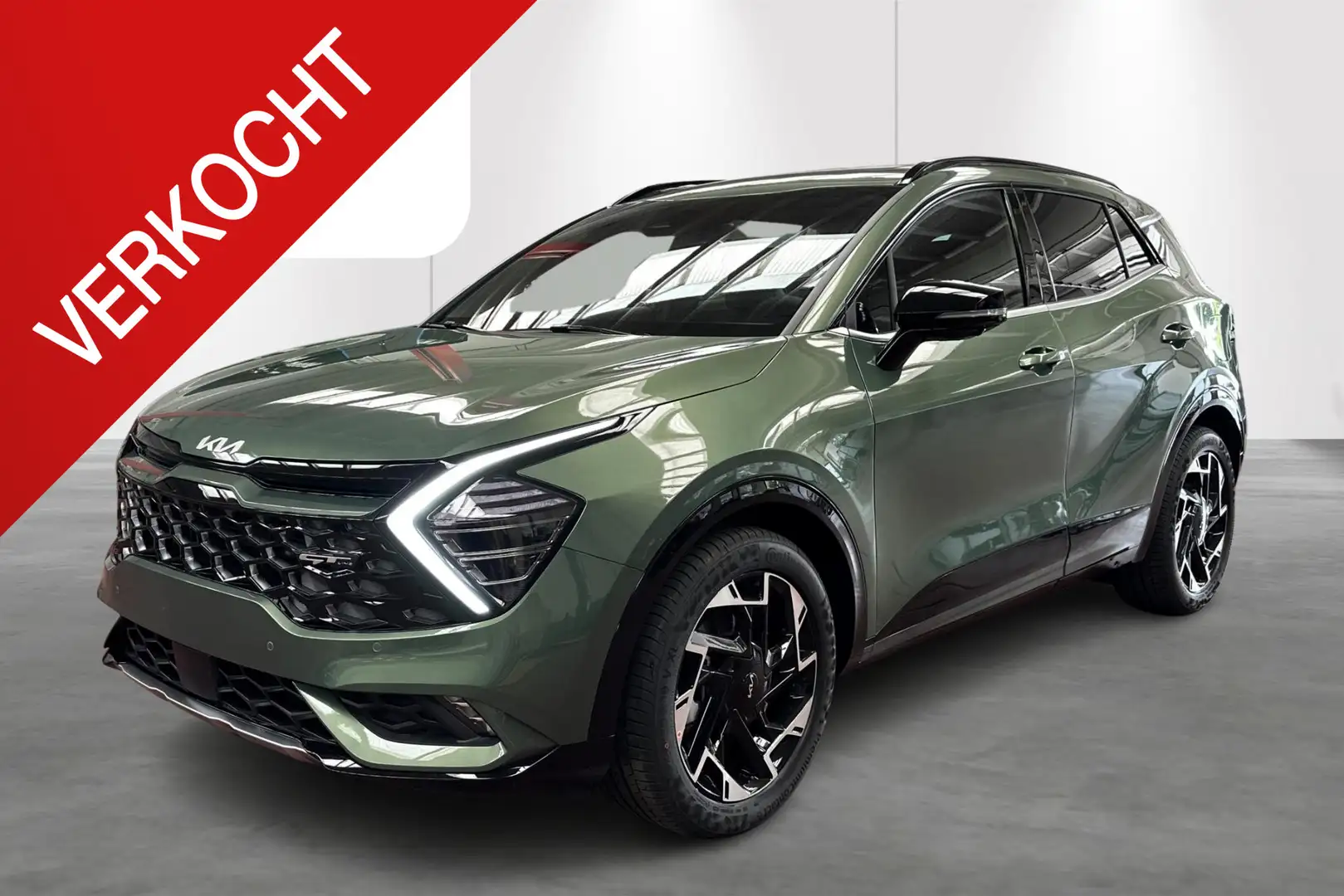 Kia Sportage 1.6 T-GDi 48V 7DCT GT Line Groen - 1