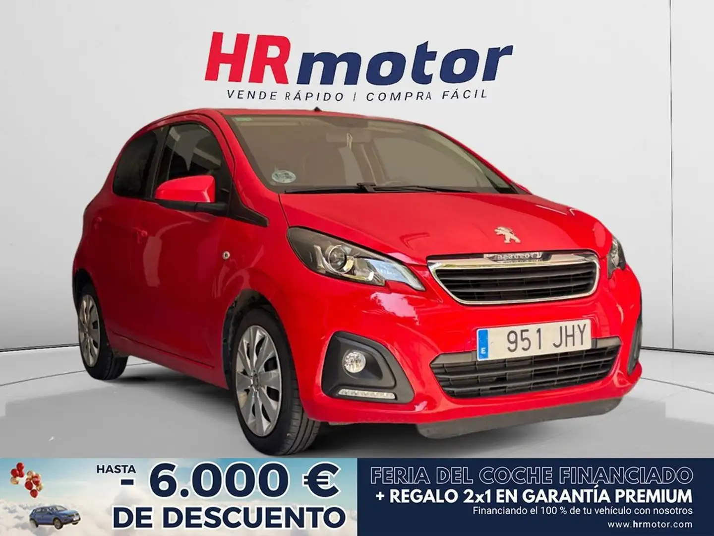 Peugeot 108 Active Rojo - 1