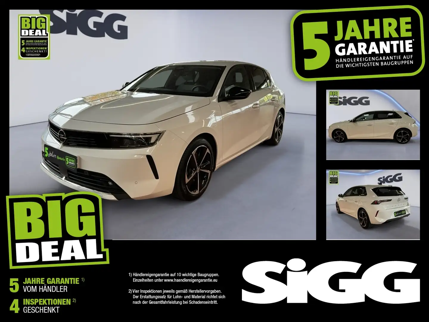 Opel Astra Edition Hybrid PHEV Rückfahrkam. Sitzheiz. Weiß - 1