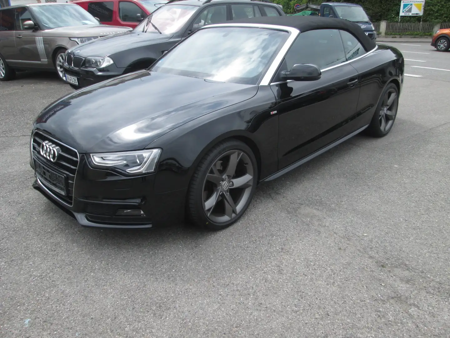 Audi A5 Cabrio 2.0 TDI quattro ~ S-Line ~ TÜV neu ~ Noir - 1