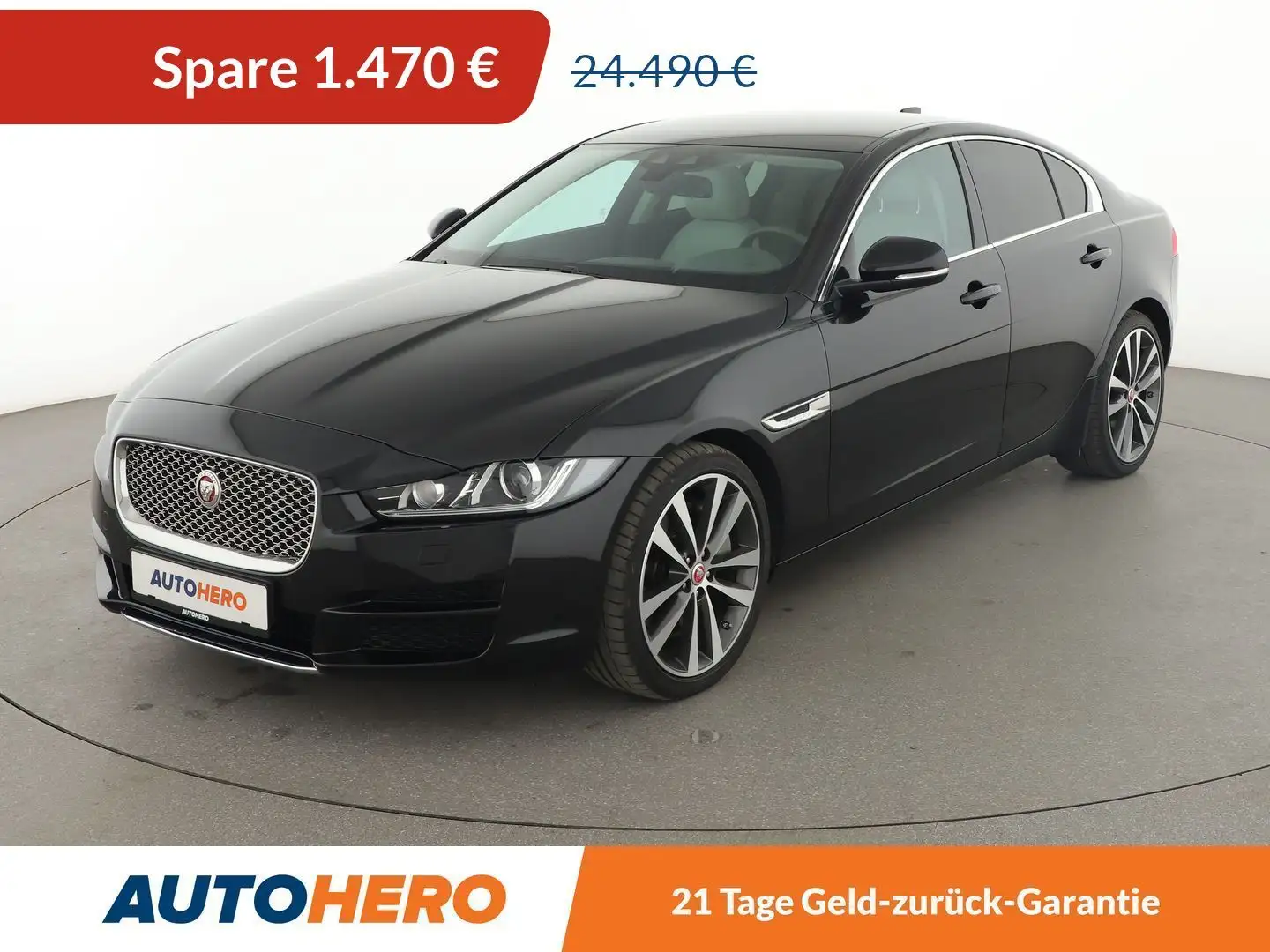 Jaguar XE 25t Portfolio Aut.*NAVI*CAM*PDC*XENON*SHZ*TEMPO* Schwarz - 1