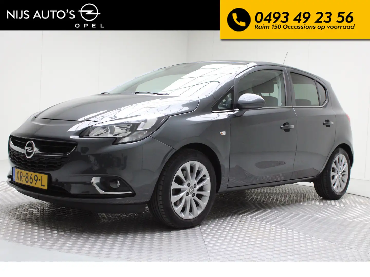 Opel Corsa 1.0 Turbo Online Edition | trekhaak | climate cont Grijs - 1