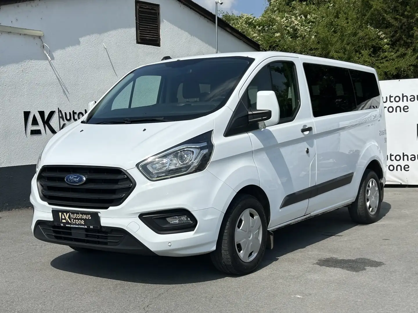 Ford Transit Custom 2.0 TDCi 320 L1 Trend 9-SITZER*LEDER* ISOFIX*KLIMA Weiß - 2