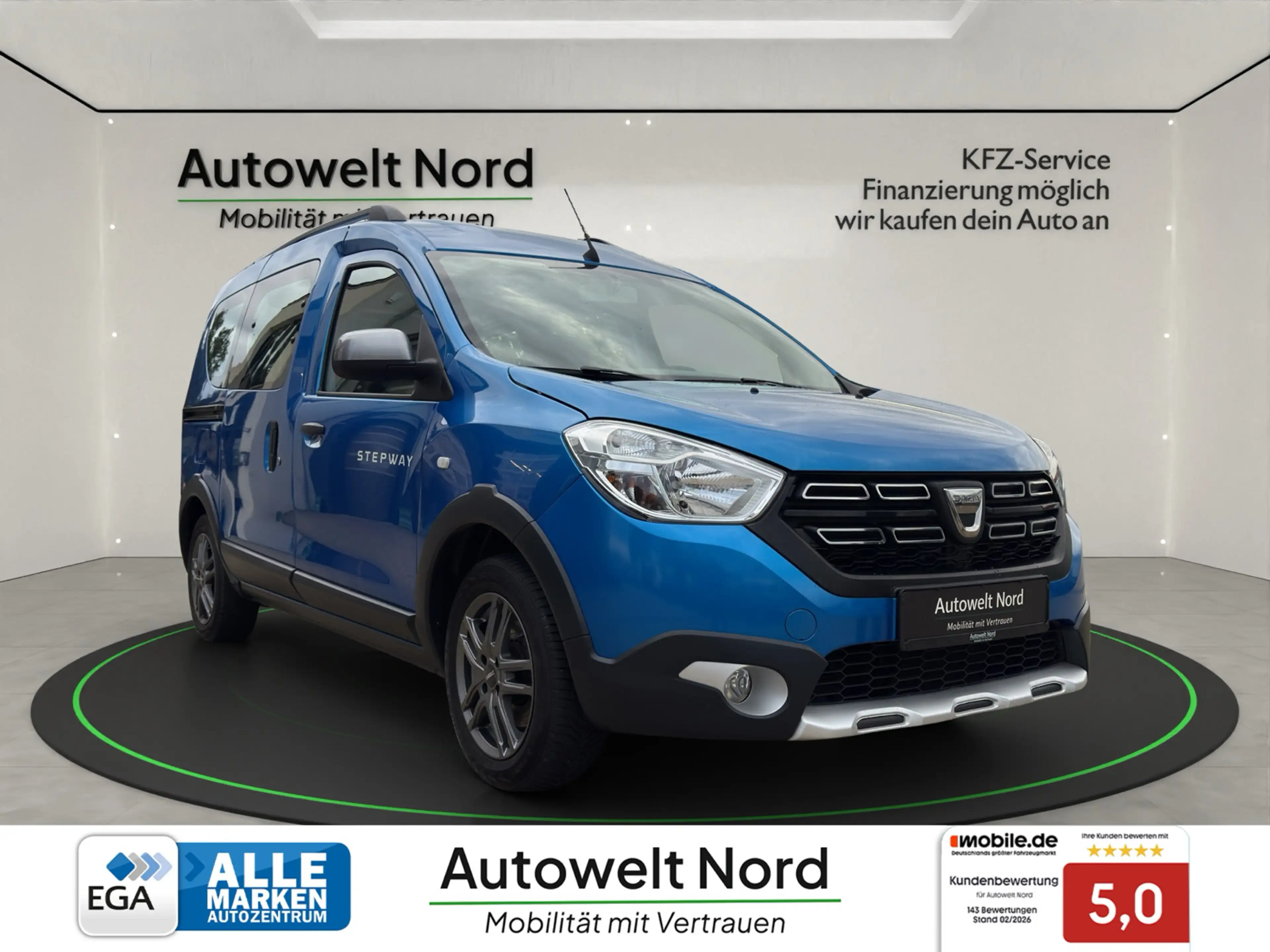 Dacia Dokker Stepway Plus~NAVI~AHK~BT~SHZG~LED~R-CAM~DISPAY-TOU — photo 3