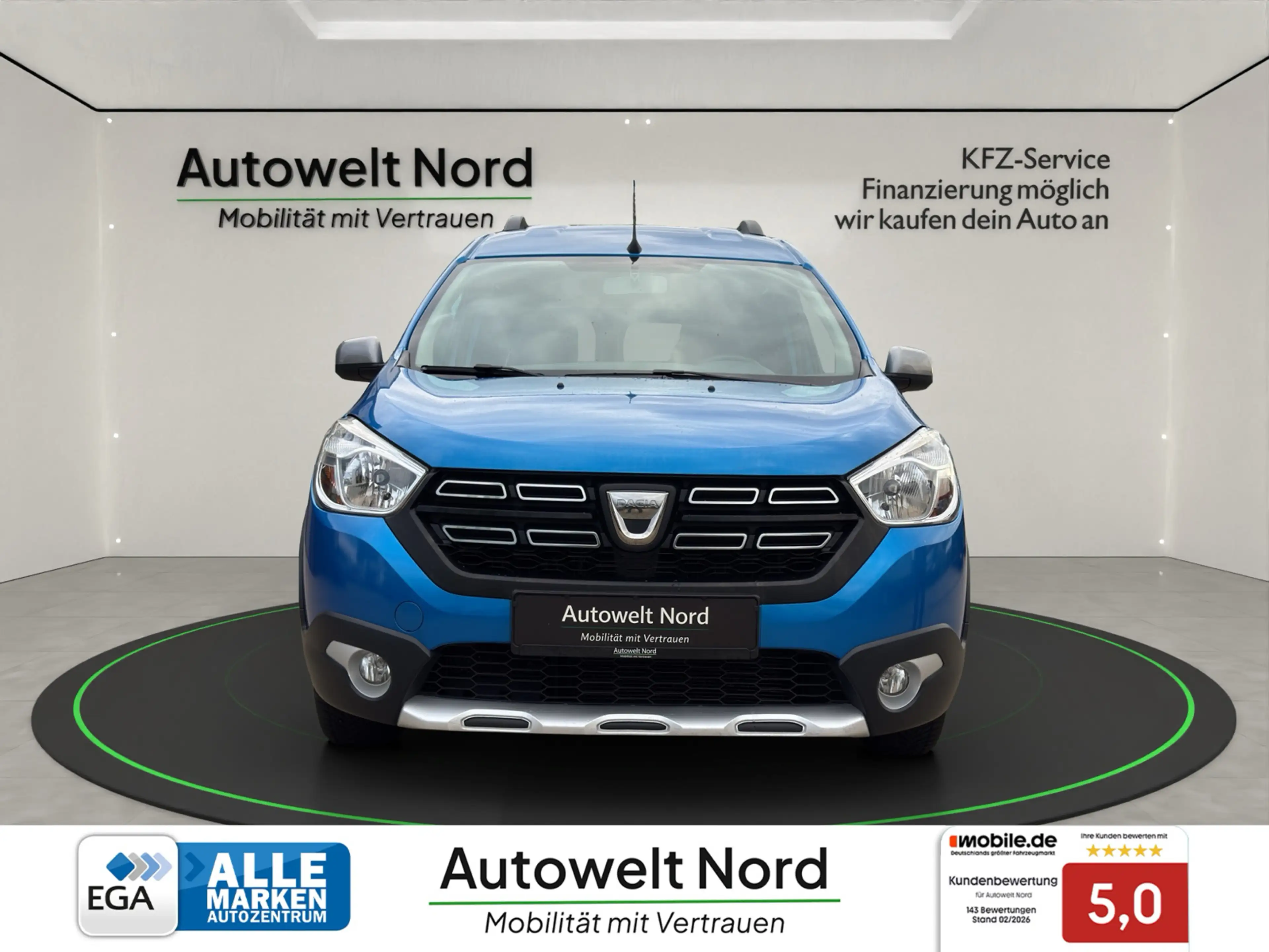 Dacia Dokker Stepway Plus~NAVI~AHK~BT~SHZG~LED~R-CAM~DISPAY-TOU — photo 2
