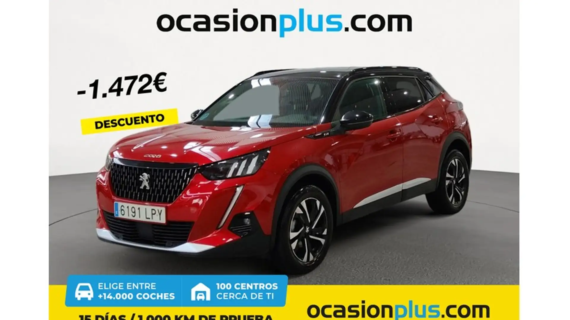 Peugeot 2008 1.2 PureTech S&S GT EAT8 130 Rot - 1