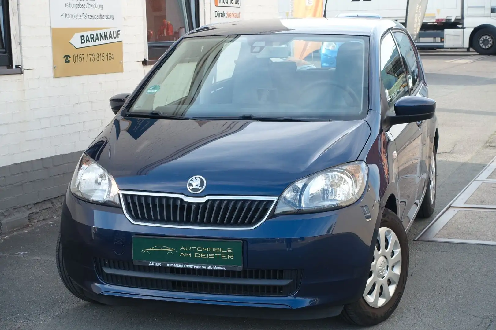 Skoda Citigo Ambition*NAVI*SHZ*BC*KLIMAANLAGE*TÜV NEU* Niebieski - 1