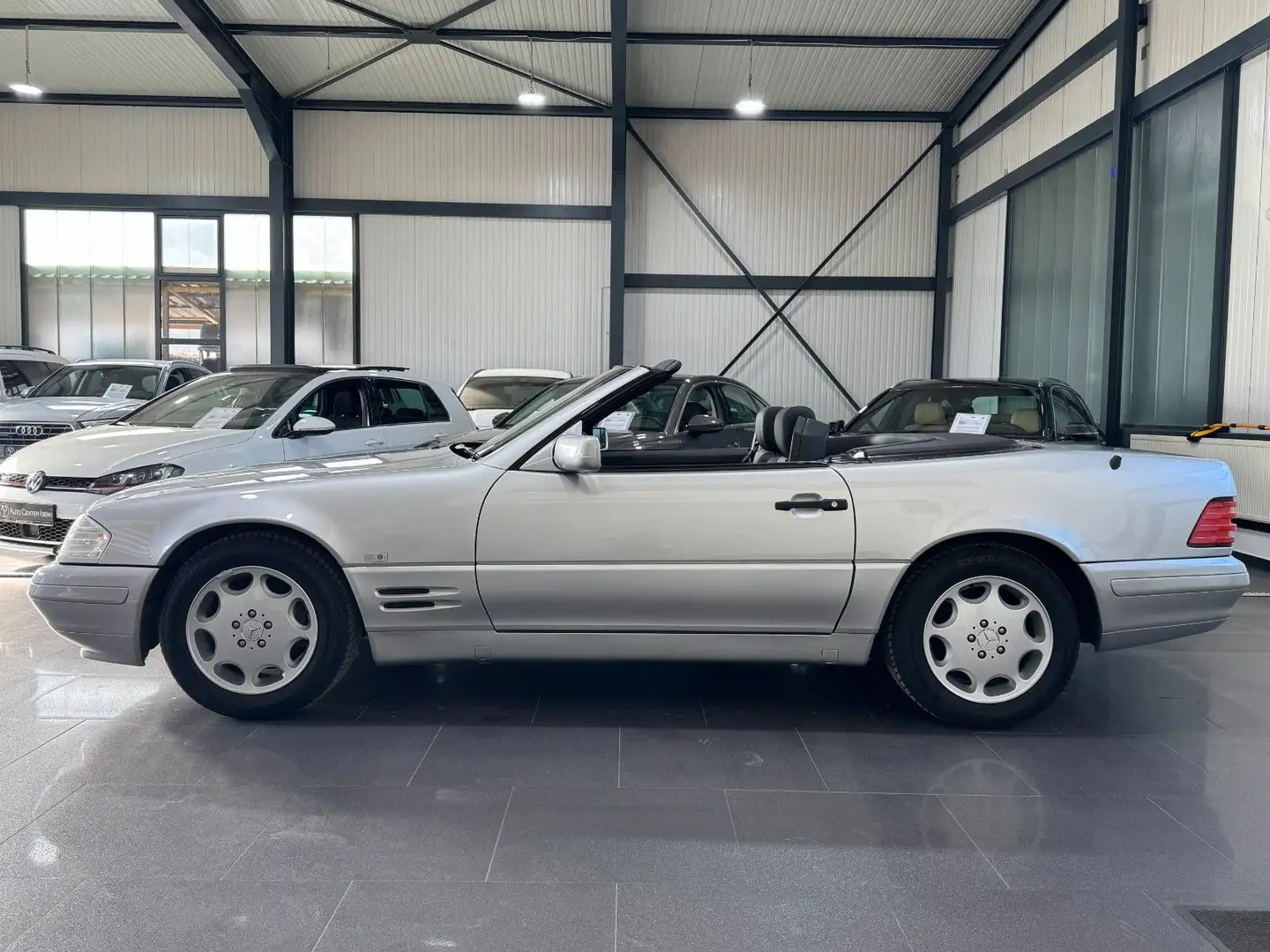 Mercedes-Benz SL 320 | E-SITZE | VOLLLEDER | BOSE | 7803km Argent - 2