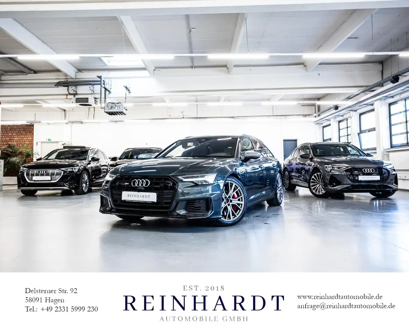 Audi S6 AVANT TDi BLACK 20Z/ACC/360°/S-SITZE/B&O/SIDE Grün - 1
