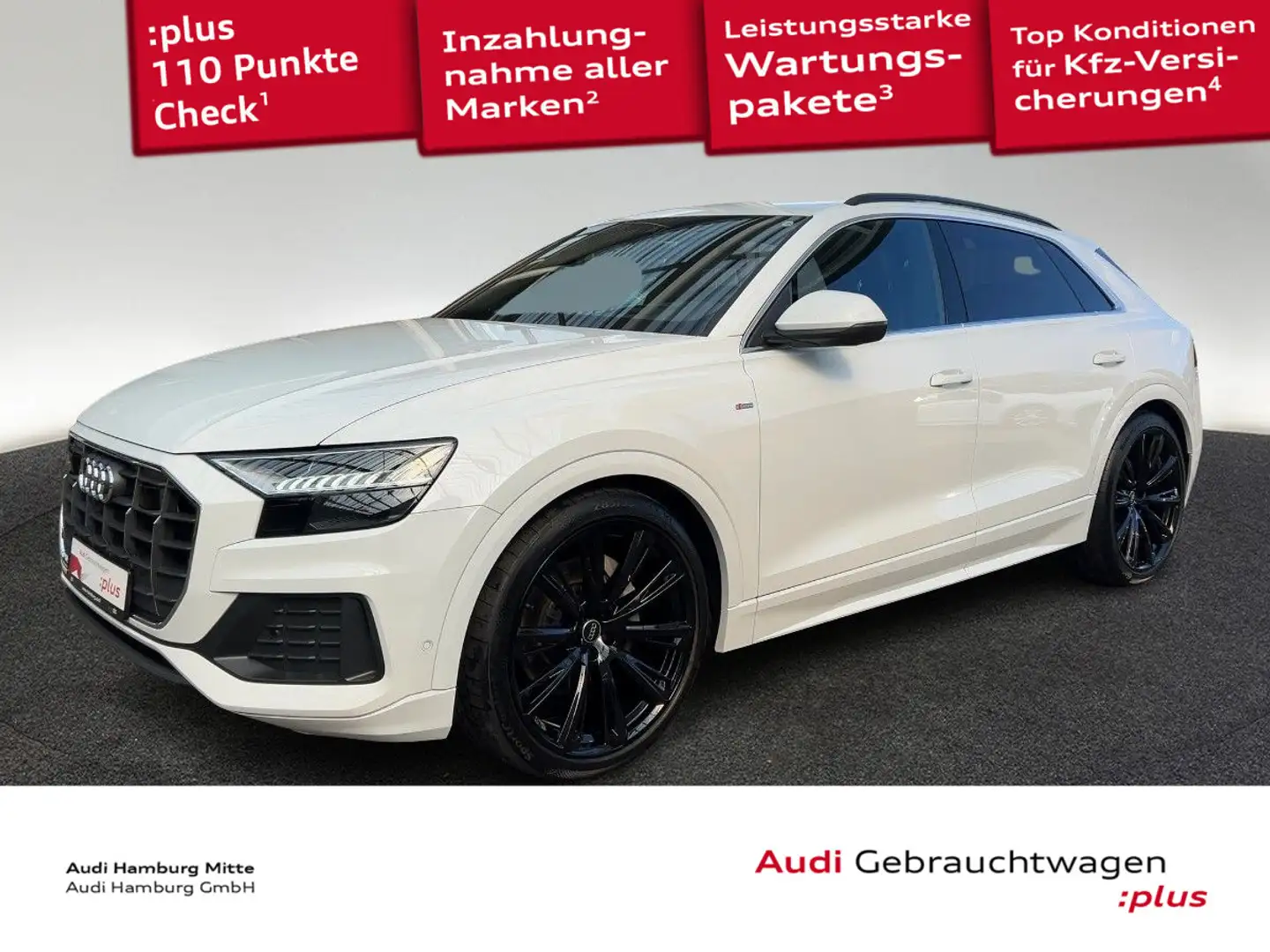 Audi Q8 50 TDI quattro tiptronic S line Matrix AHK B& Weiß - 1
