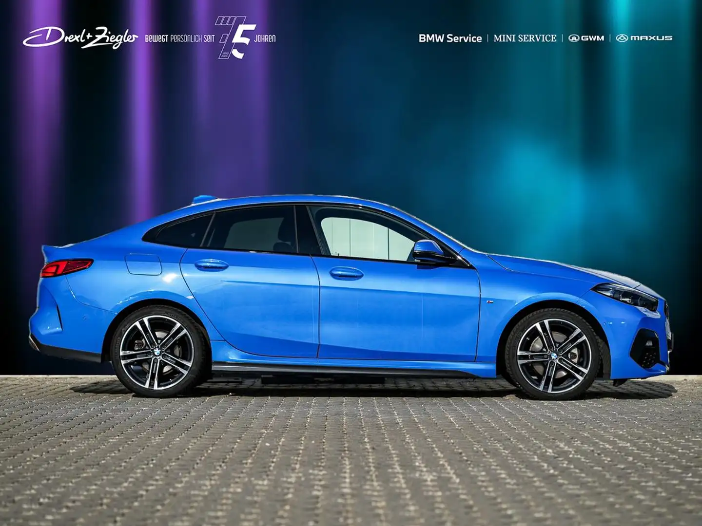 BMW 218 218i Gran Coupe M-Sport 18" PANO KoZg AdLED RFK Blau - 2
