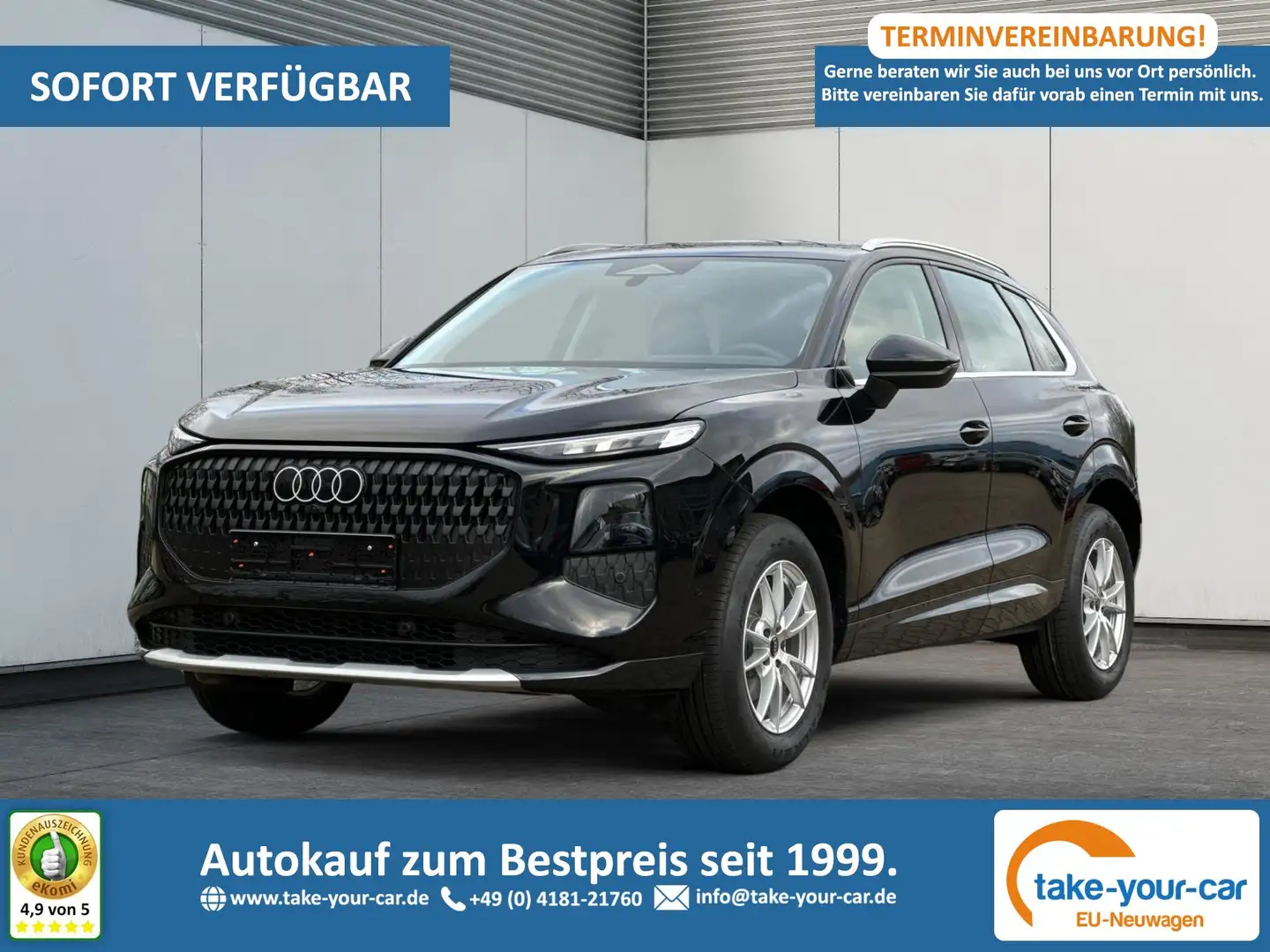 Audi Q3 SUV *Neues Modell*NAVI+ACC+KAMERA+PDC+EL. HECKK... Schwarz - 1