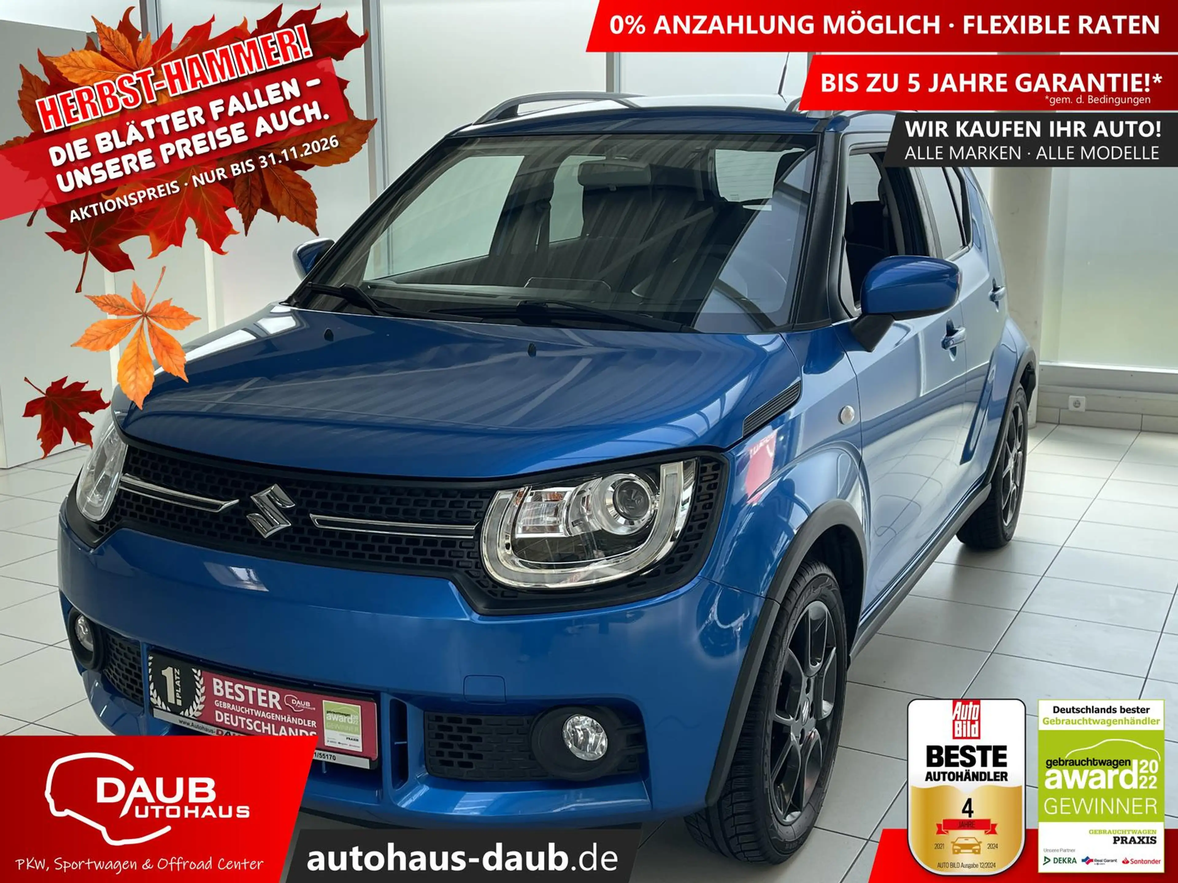 Suzuki Ignis 1.2 SHVS Comfort+Allrad+Kamera+Klima+Touch