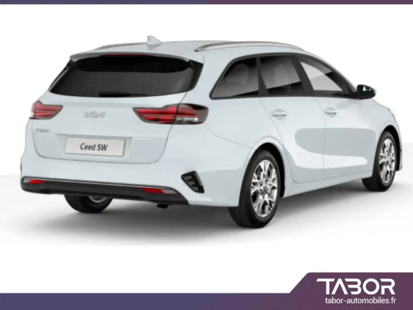 Kia Sportswagon Ceed SW 1.5 TGDI 140 AT GPS SHZ Cam LE Blanc - 2