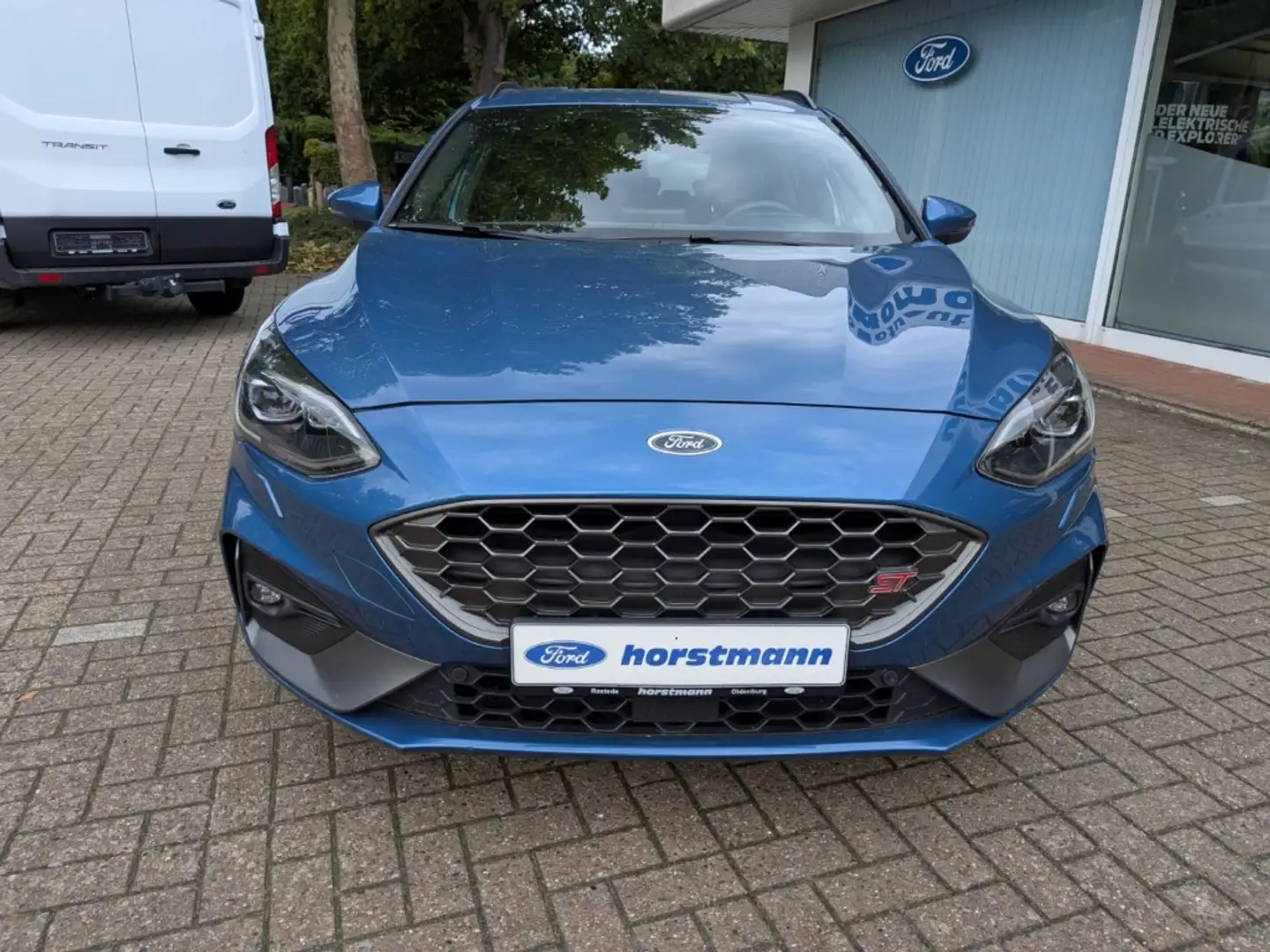 Ford Focus ST TURNIER, LED, NAVI, BEH. WSS & SITZE, MET. , Bleu - 2