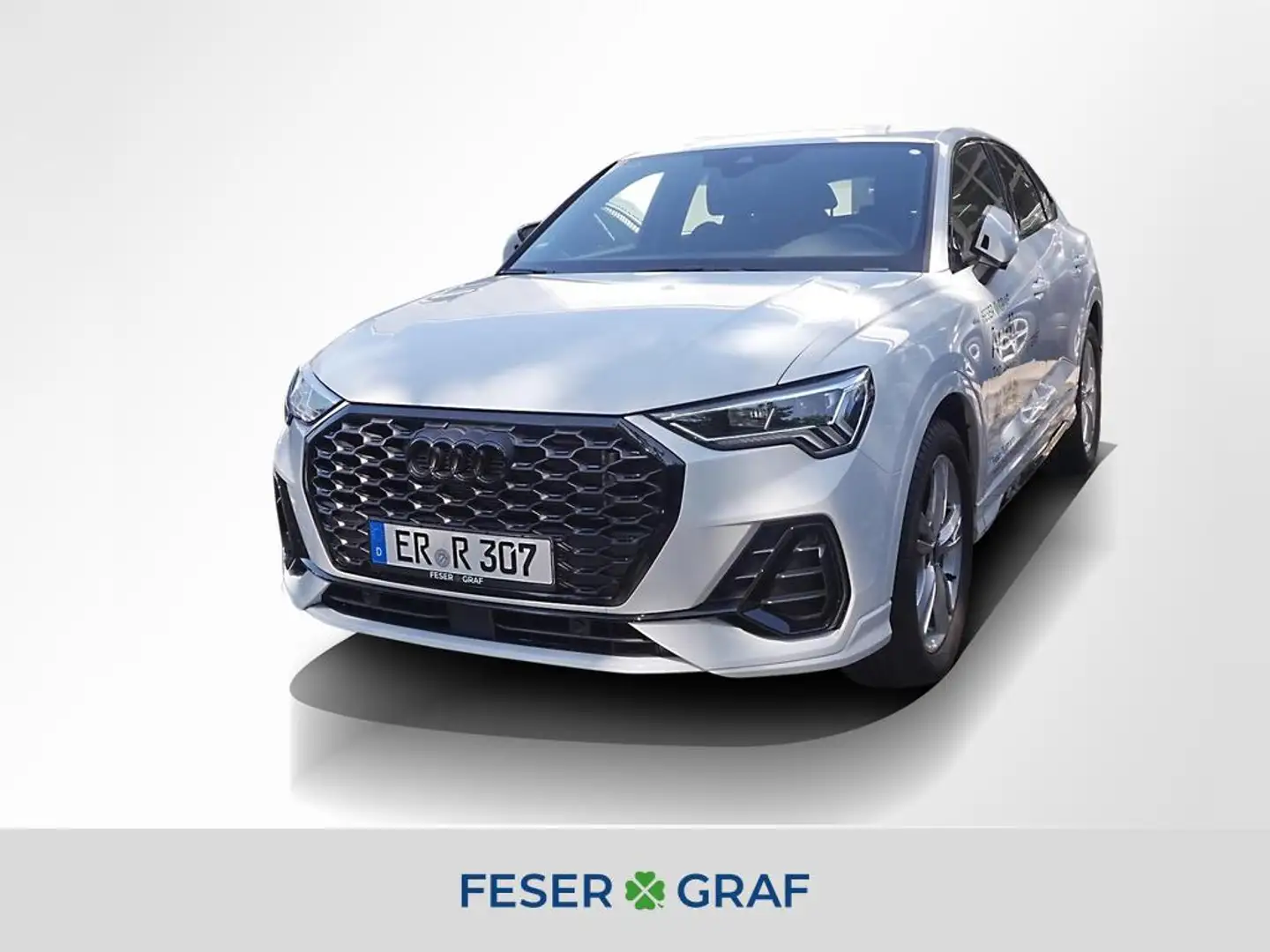 Audi Q3 Sportback 35 TFSI 2x S line ACC AHK LED Sitzh. Weiß - 1