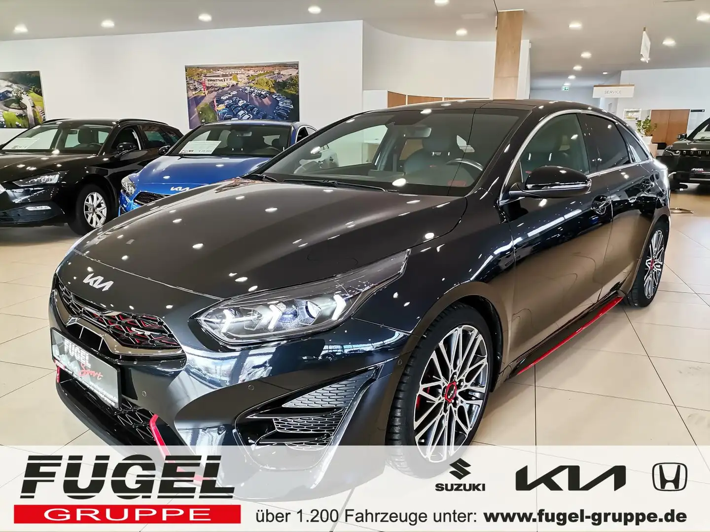 Kia ProCeed / pro_cee'd 1.6 TGDI DCT GT Komfort Pano|RFK|ACC|Navi|LED Schwarz - 1