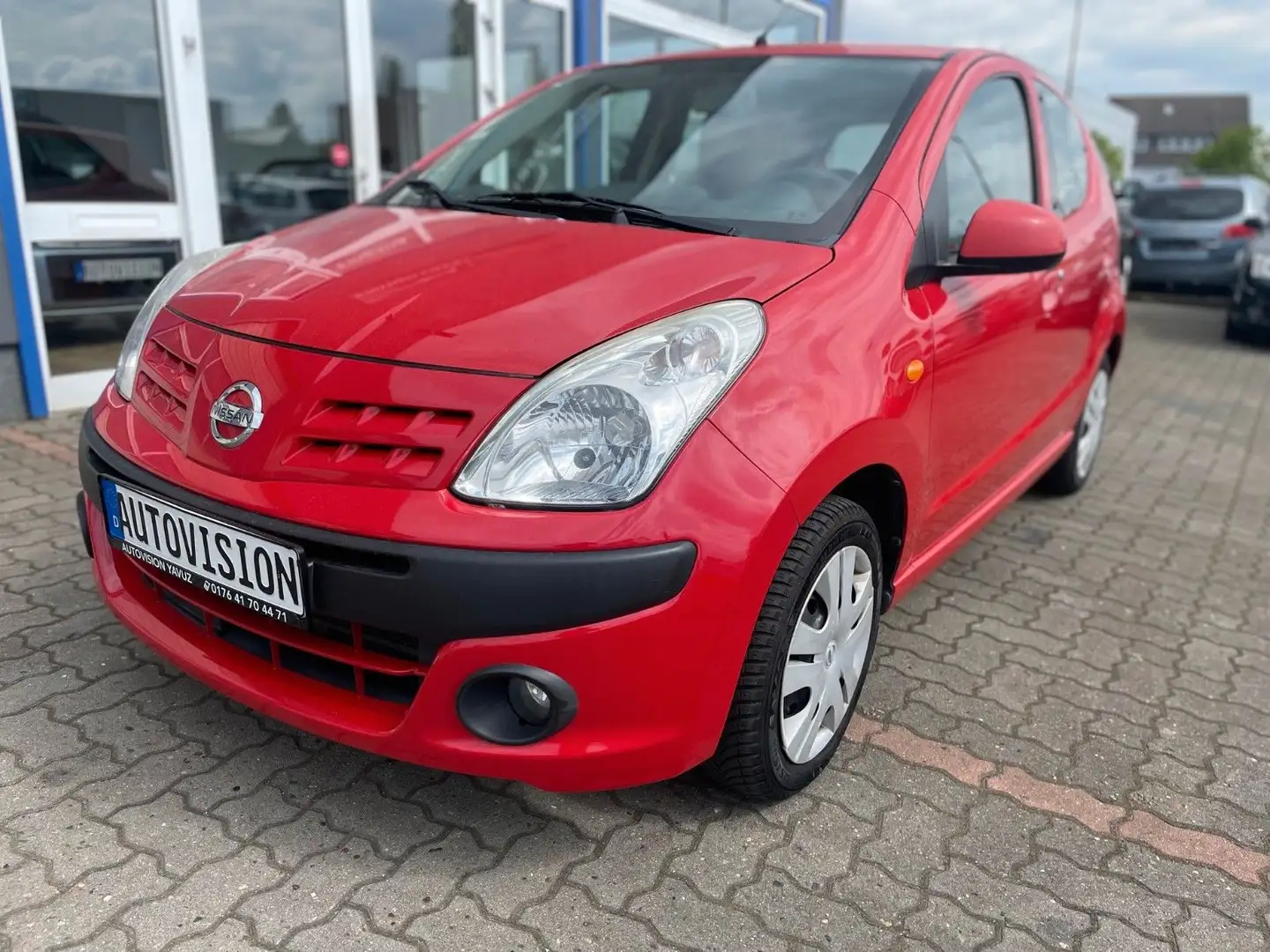 Nissan Pixo Acenta/TÜV NEU / SERVICE NEU/KLIMA/ Rojo - 1