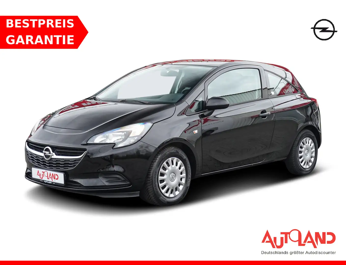 Opel Corsa E 1.2 Active Klima AUX Noir - 1