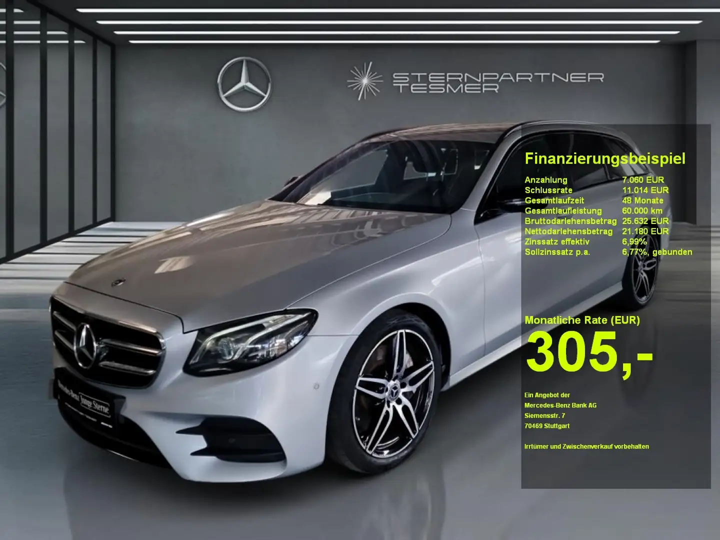 Mercedes-Benz E 400 T 4M AMG+WIDE+BEAM+NIGHT+TOTW+AMBIENTE+AHK Zilver - 1