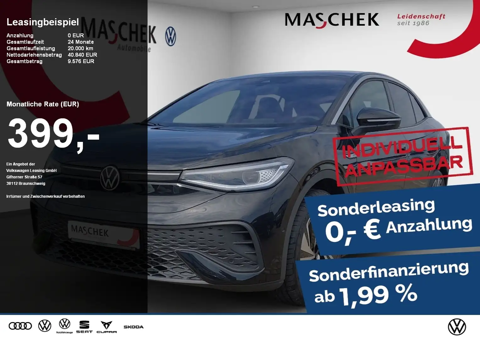 Volkswagen ID.5 Pro Performance TopSport Wärmepump Pano AHK Negru - 1