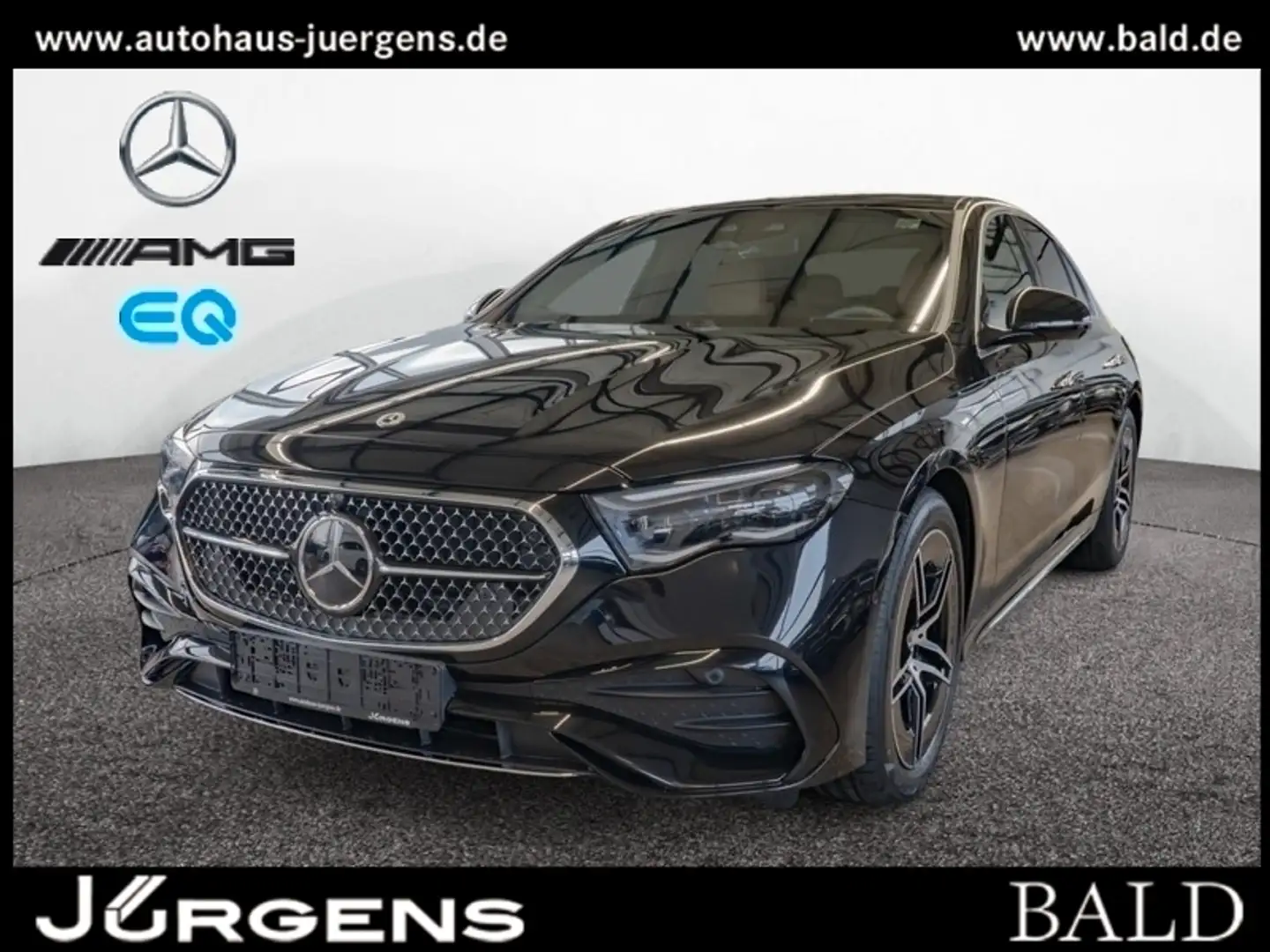 Mercedes-Benz E 200 AMG-Sport/DIGITAL/Pano/Burm/360/Distr/Memo Schwarz - 1