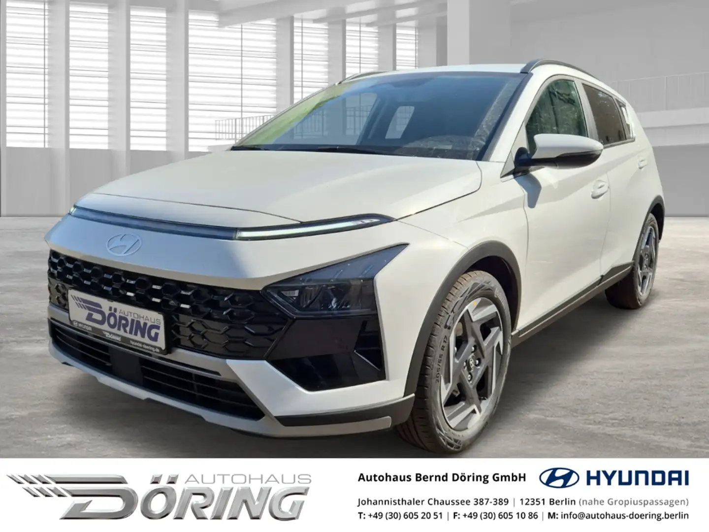 Hyundai BAYON Prime 1.0 Turbo Automatik (MY25) EU6e (100PS) 7-DC Weiß - 1