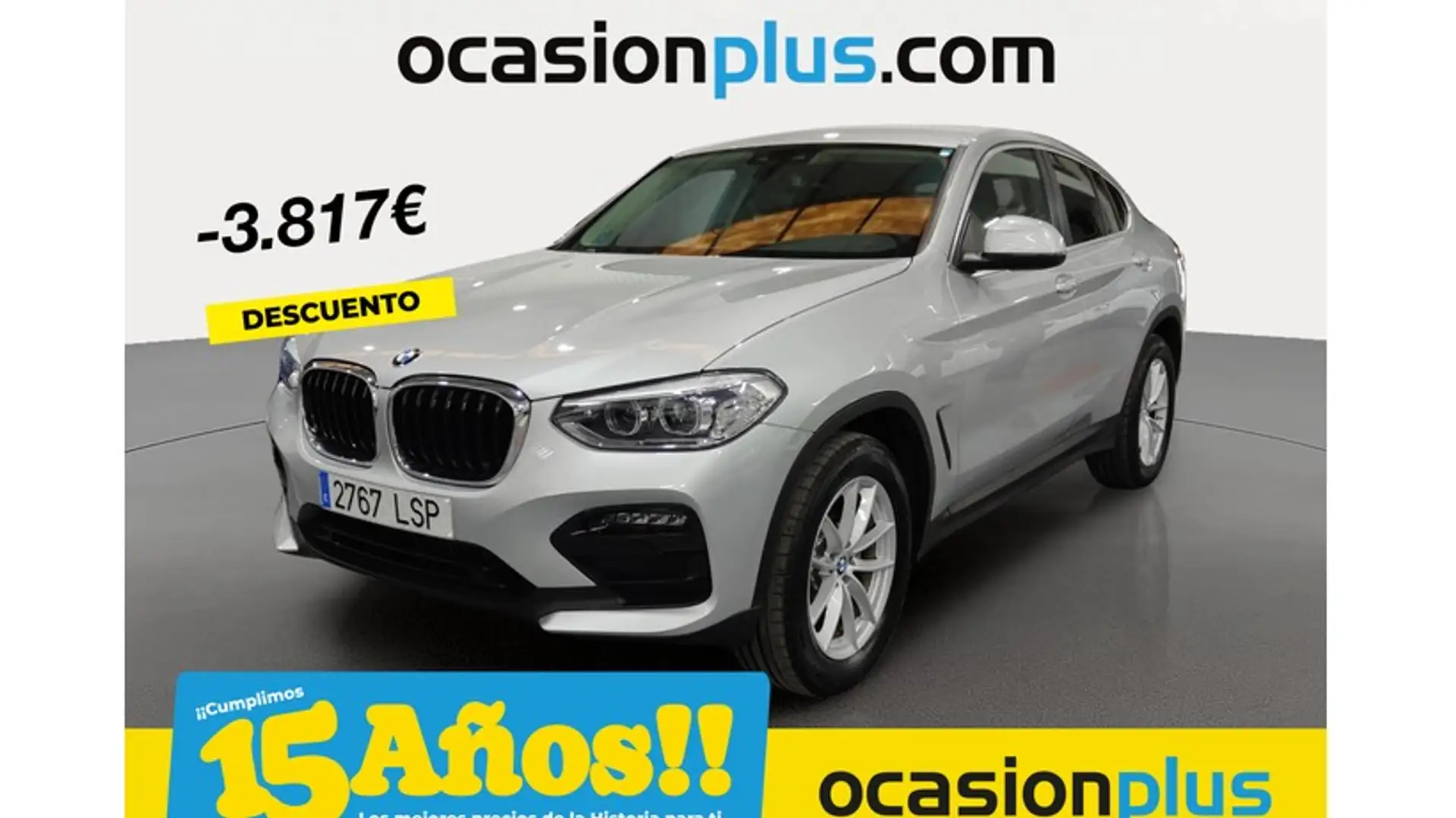 BMW X4 xDrive 20dA Plateado - 1