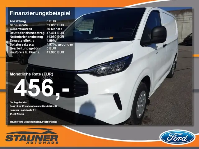 Ford Transit Custom Trend 320L1 RFK Tempomat PDC