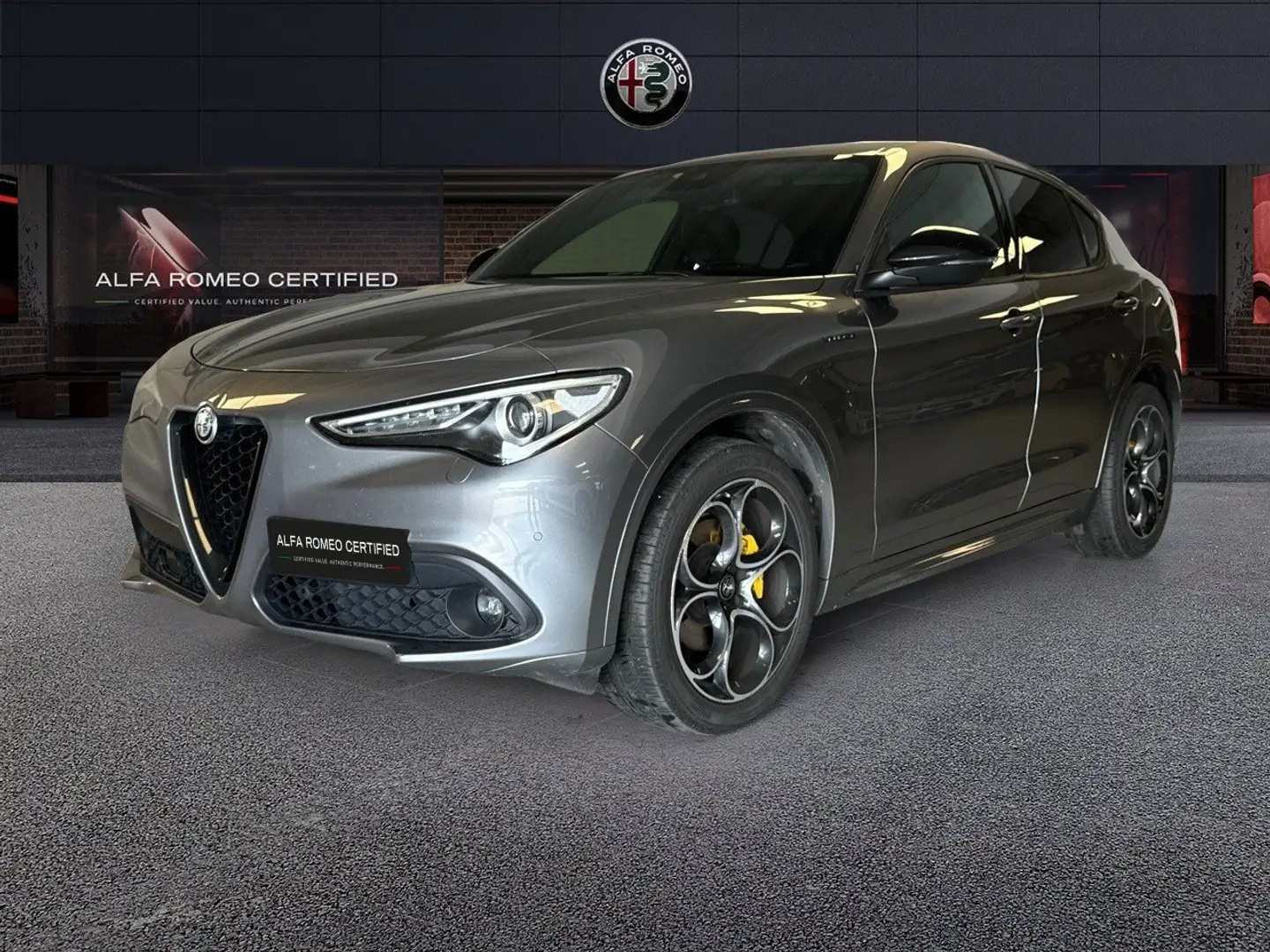 Alfa Romeo Stelvio 2.2 Turbo Diesel 210CV Veloce AT8 Q4 Grigio - 1