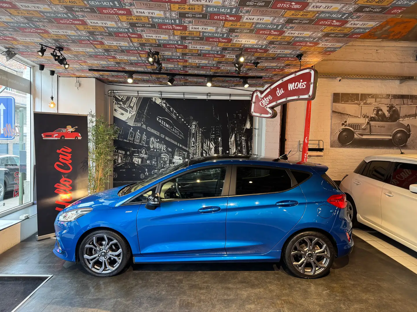 Ford Fiesta 1.0 ST-Line* BOITE AUTO *LIFT * CARPLAY*JANTES 17 Bleu - 2