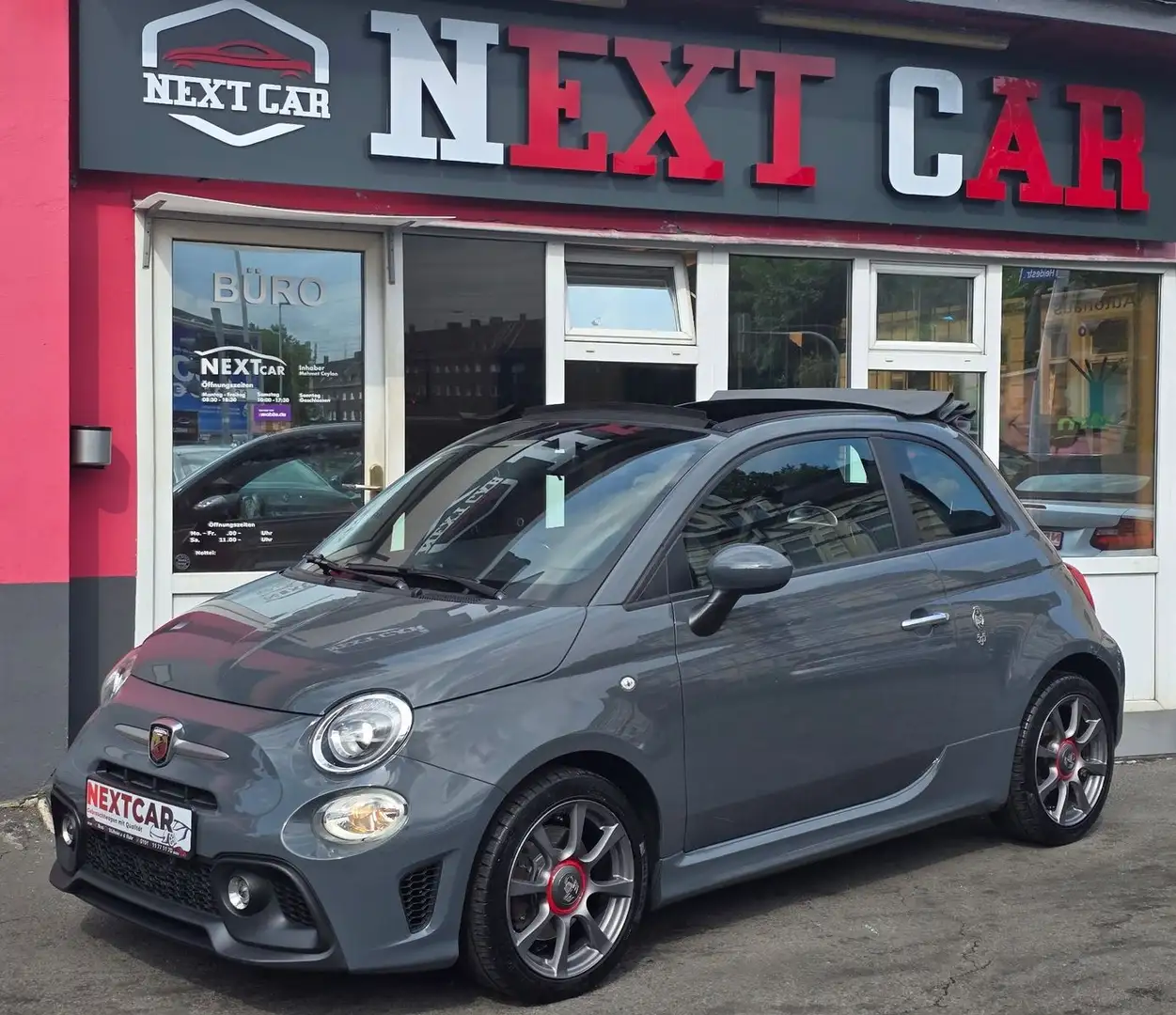 Abarth 595C 1.4 T-Jet 16V|Cabrio|ZahnriehmenNeu Grau - 2
