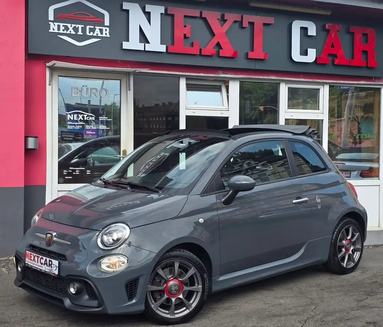 Abarth 595C 1.4 T-Jet 16V|Cabrio|ZahnriehmenNeu Grau - 1