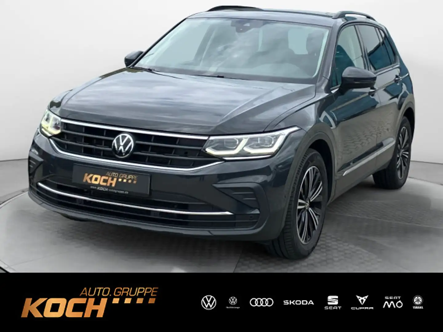 Volkswagen Tiguan 2.0TDI Life DSG 4M Navi LED AHK Gris - 1