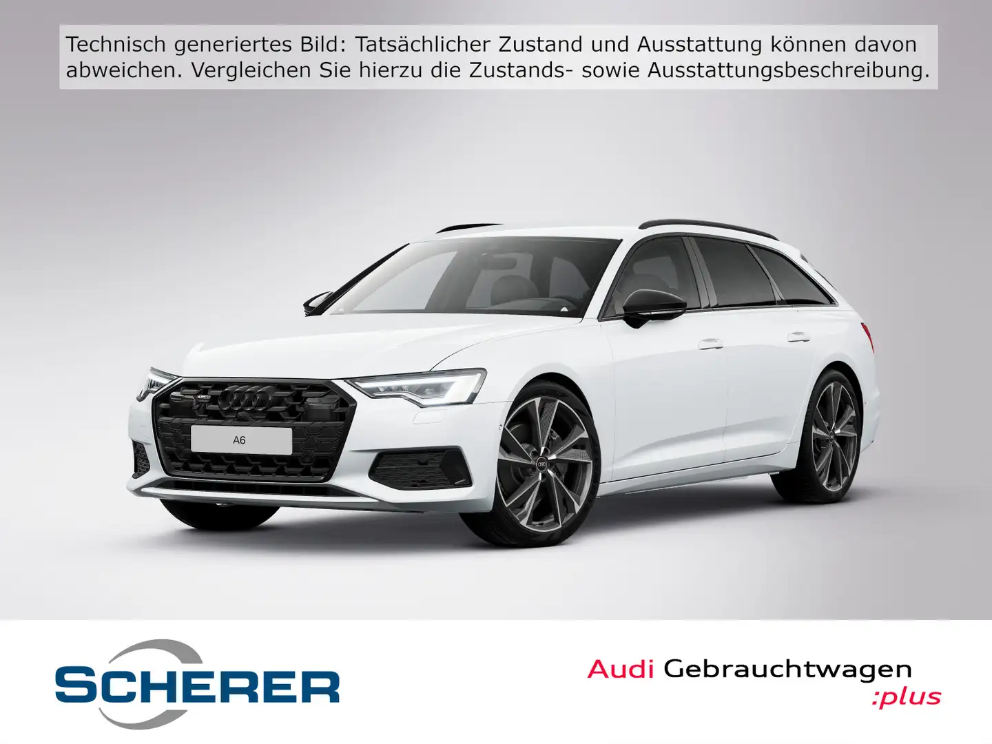 Audi A6 advanced 45 TDI STD-HEIZUNG MATRIX 360° Weiß - 1