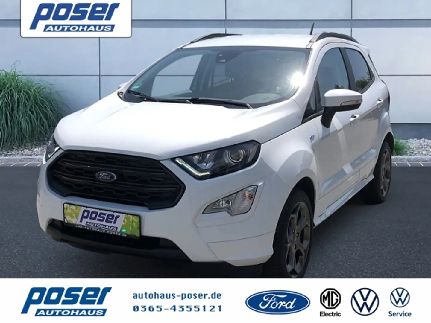 Ford EcoSport ST-Line Weiß - 1
