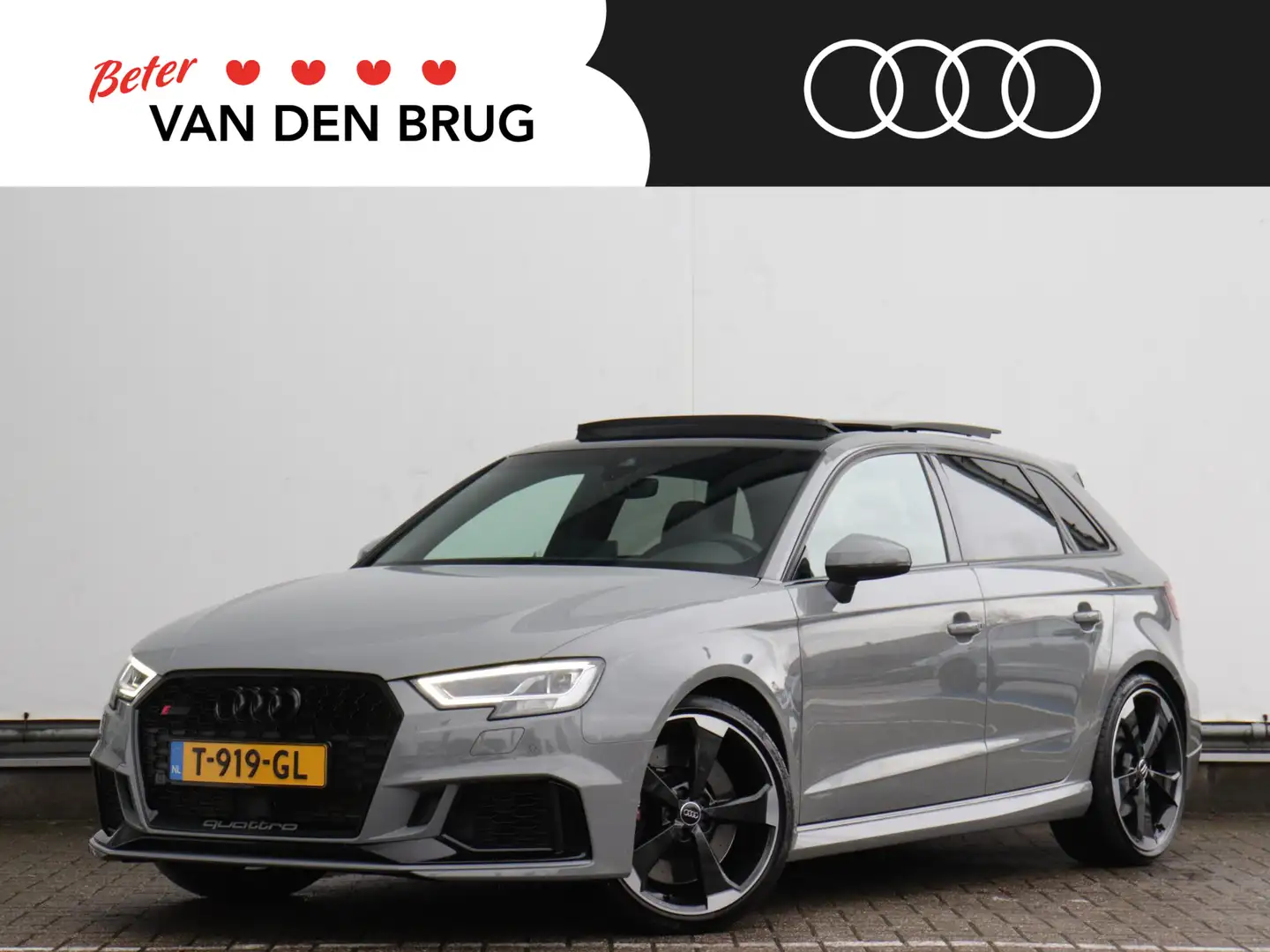 Audi A3 Sportback 2.5 TFSI RS3 quattro 400pk | Origineel | Grijs - 1