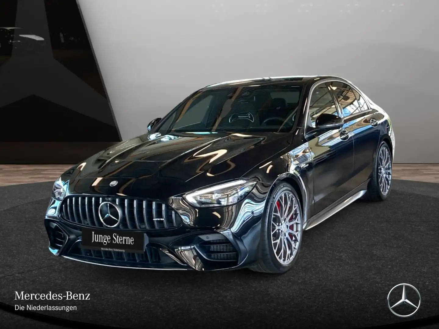 Mercedes-Benz C 63 AMG C 63 S E DRIVERS+PANO+BURMESTER+PERFSITZE+KEYLESS Noir - 2