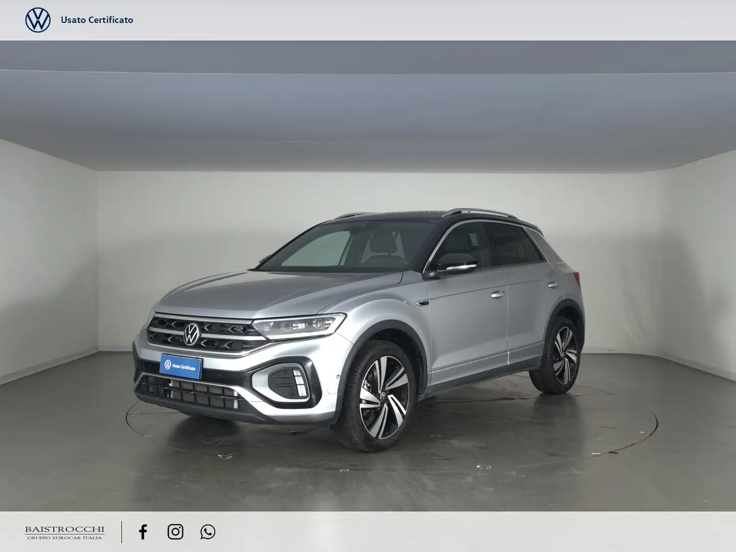 Volkswagen T-Roc 1.5 tsi r-line dsg Grigio - 1
