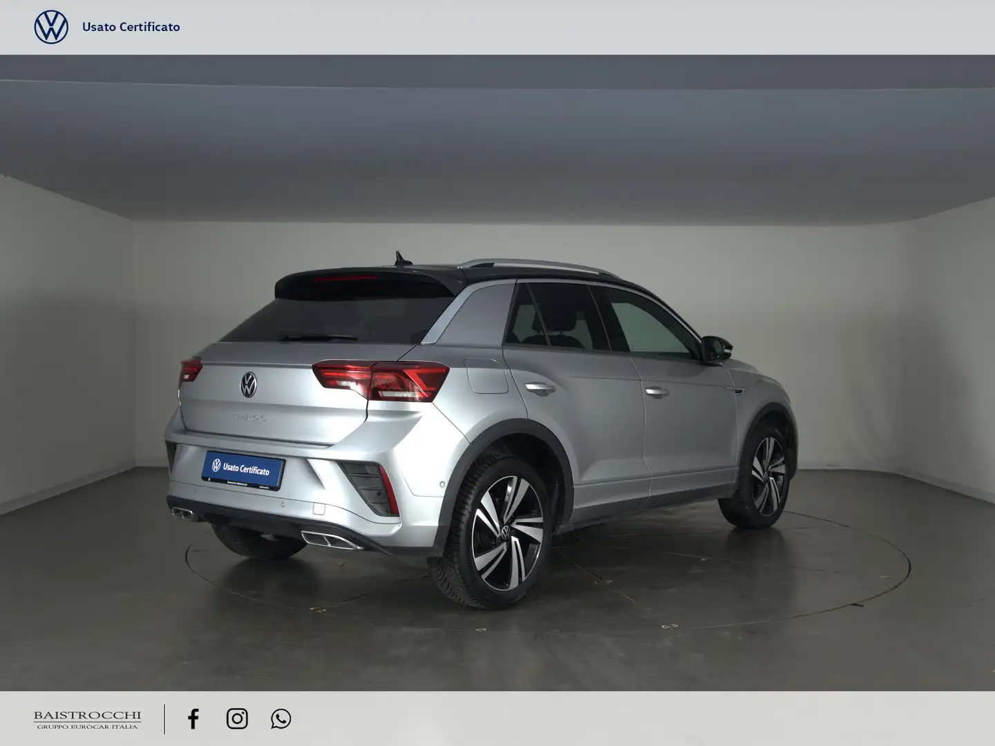 Volkswagen T-Roc 1.5 tsi r-line dsg Grigio - 2