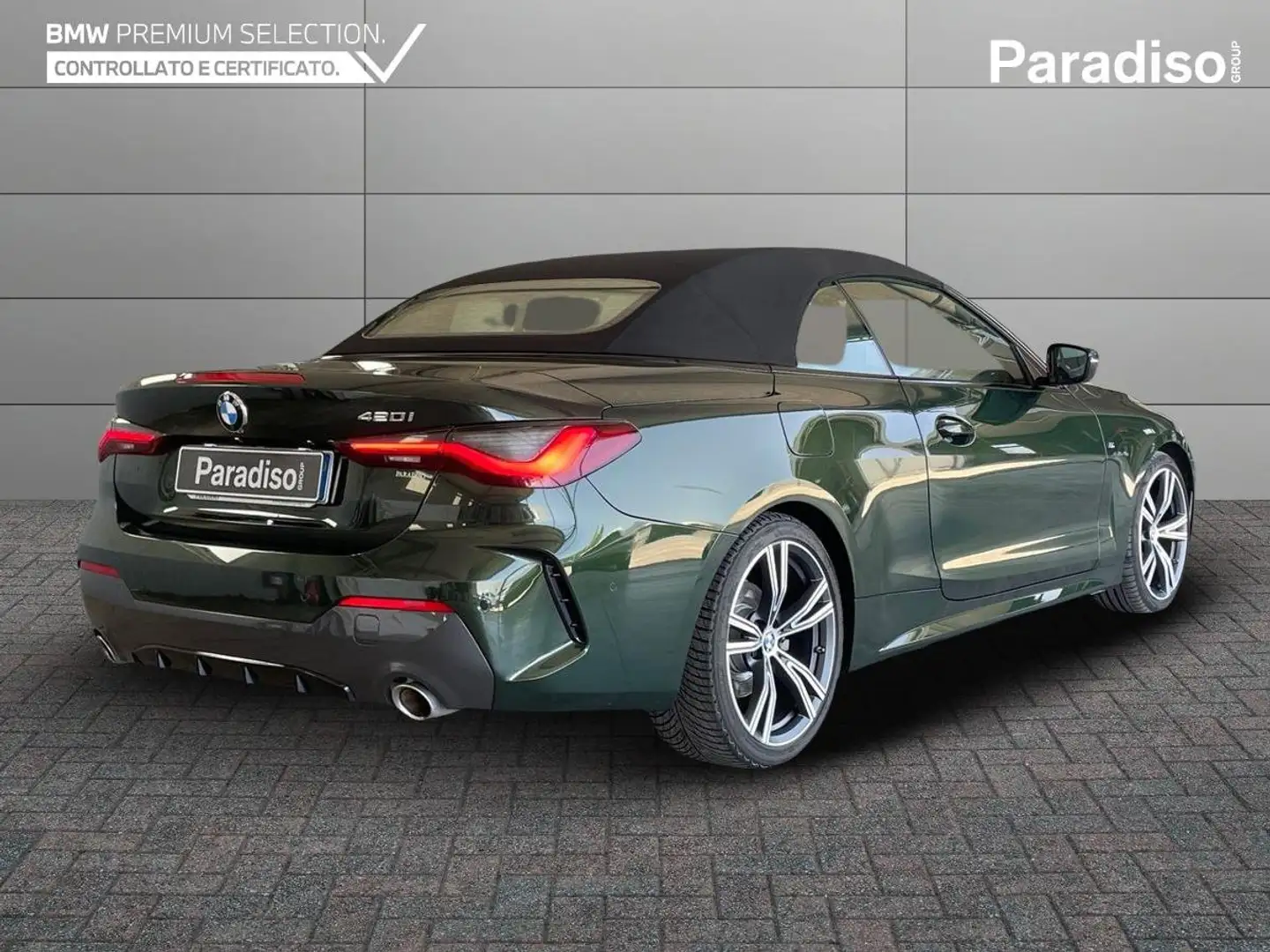 BMW 420 Serie 4 G23 2020 Cabrio 420i Cabrio Msport auto Verde - 2